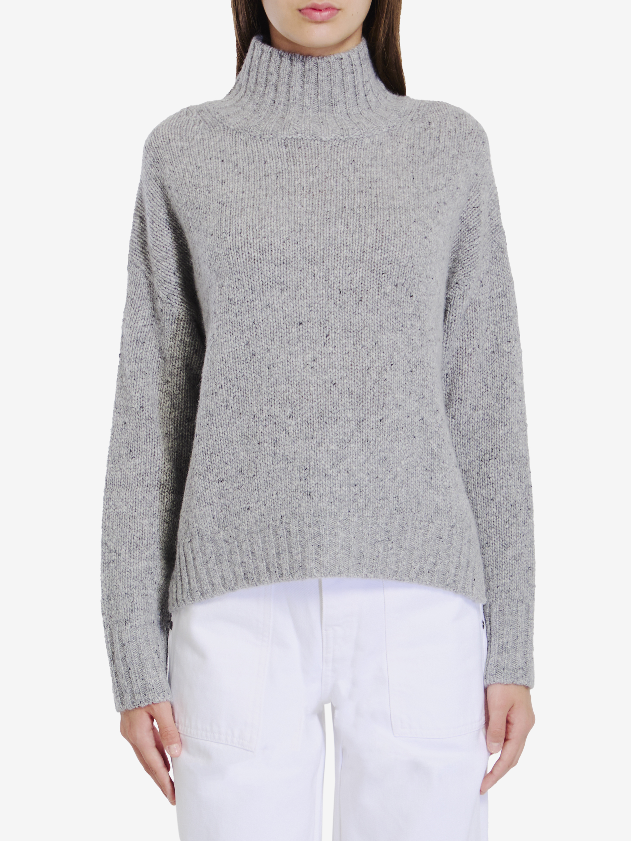 Shop Allude Cashmere Sweater In Grey