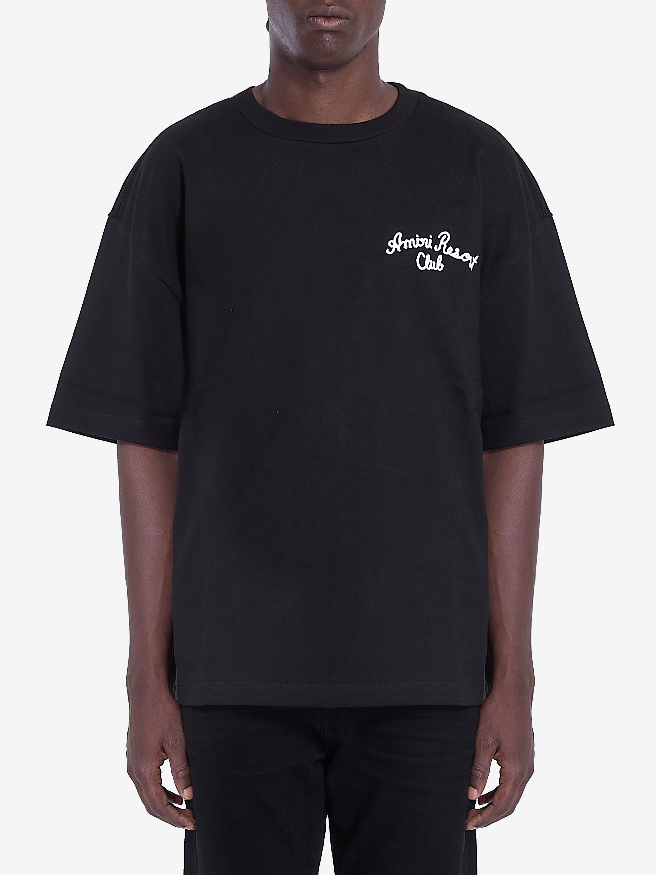 Shop Amiri Resort Club Tshirt In Black