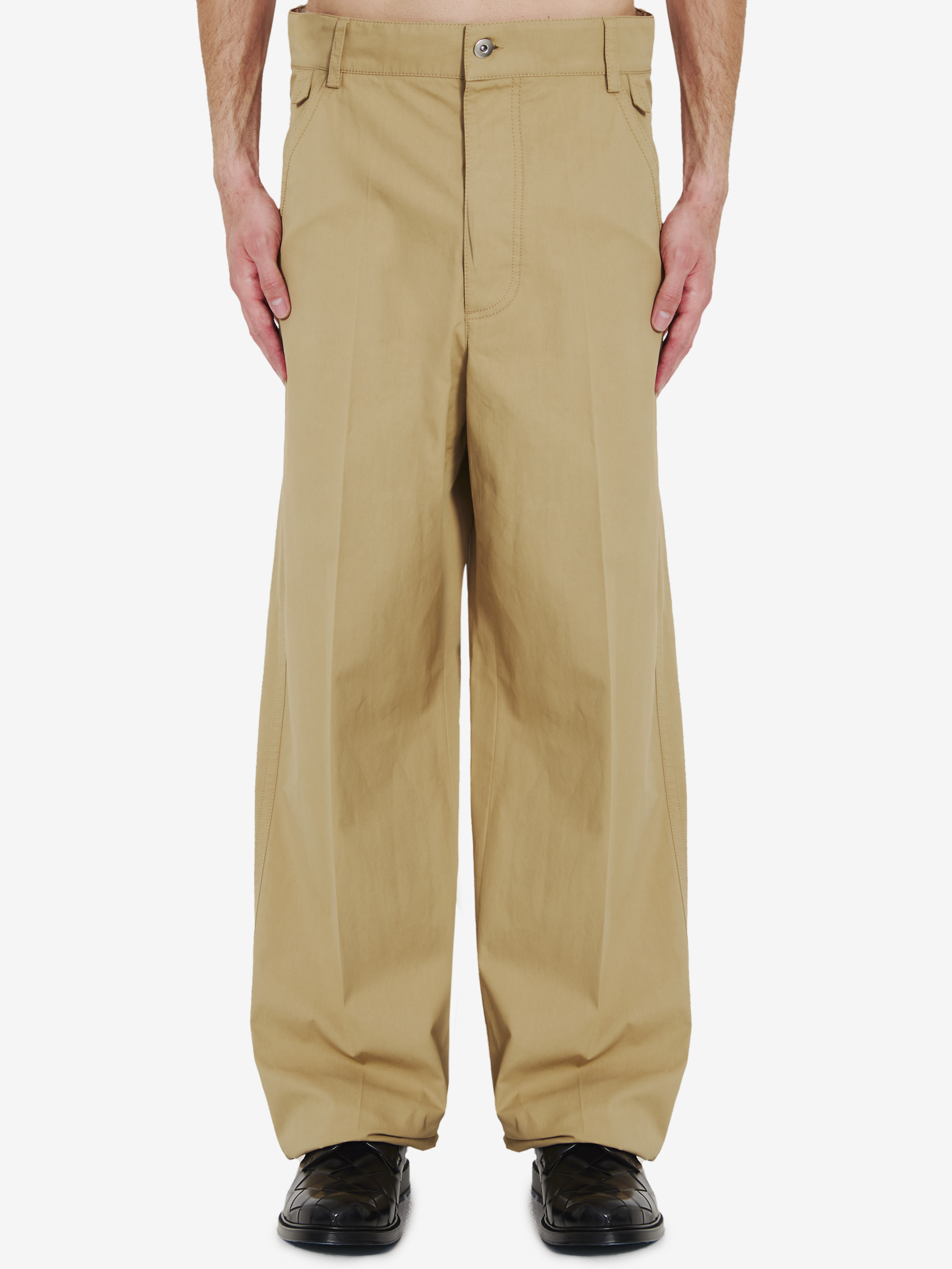 Bottega Veneta Pantaloni Cargo In Brown