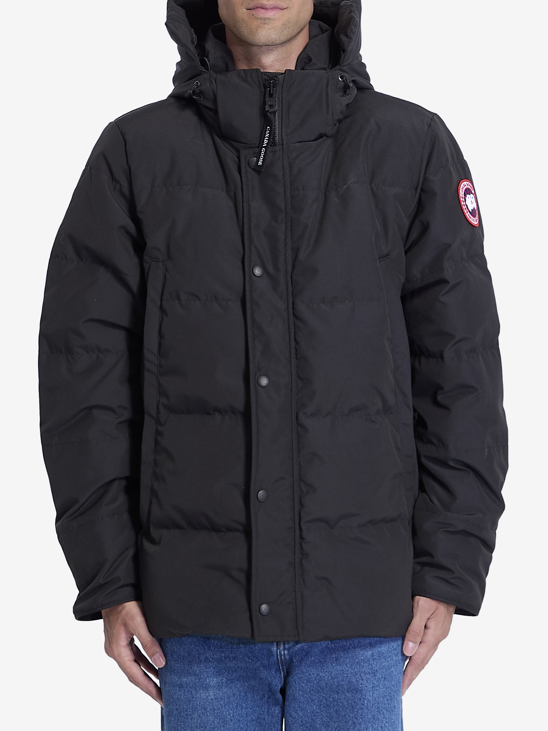 Shop Canada Goose Wyndham Parka In Black