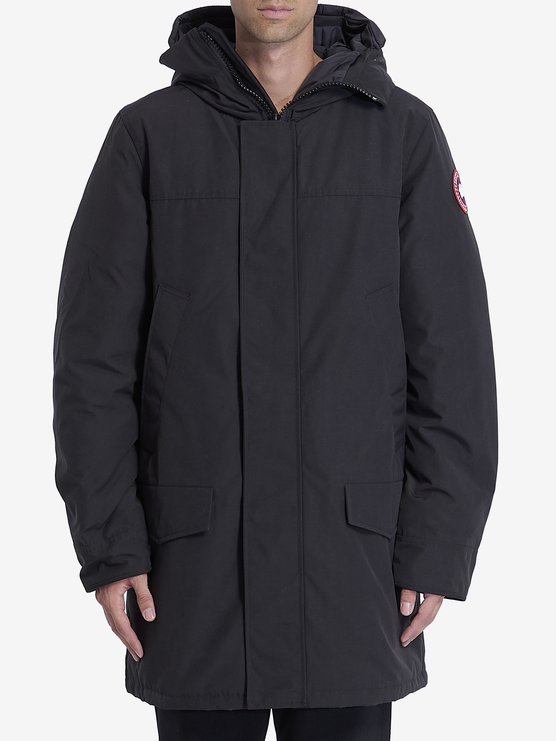 Shop Canada Goose Langford Parka In Black