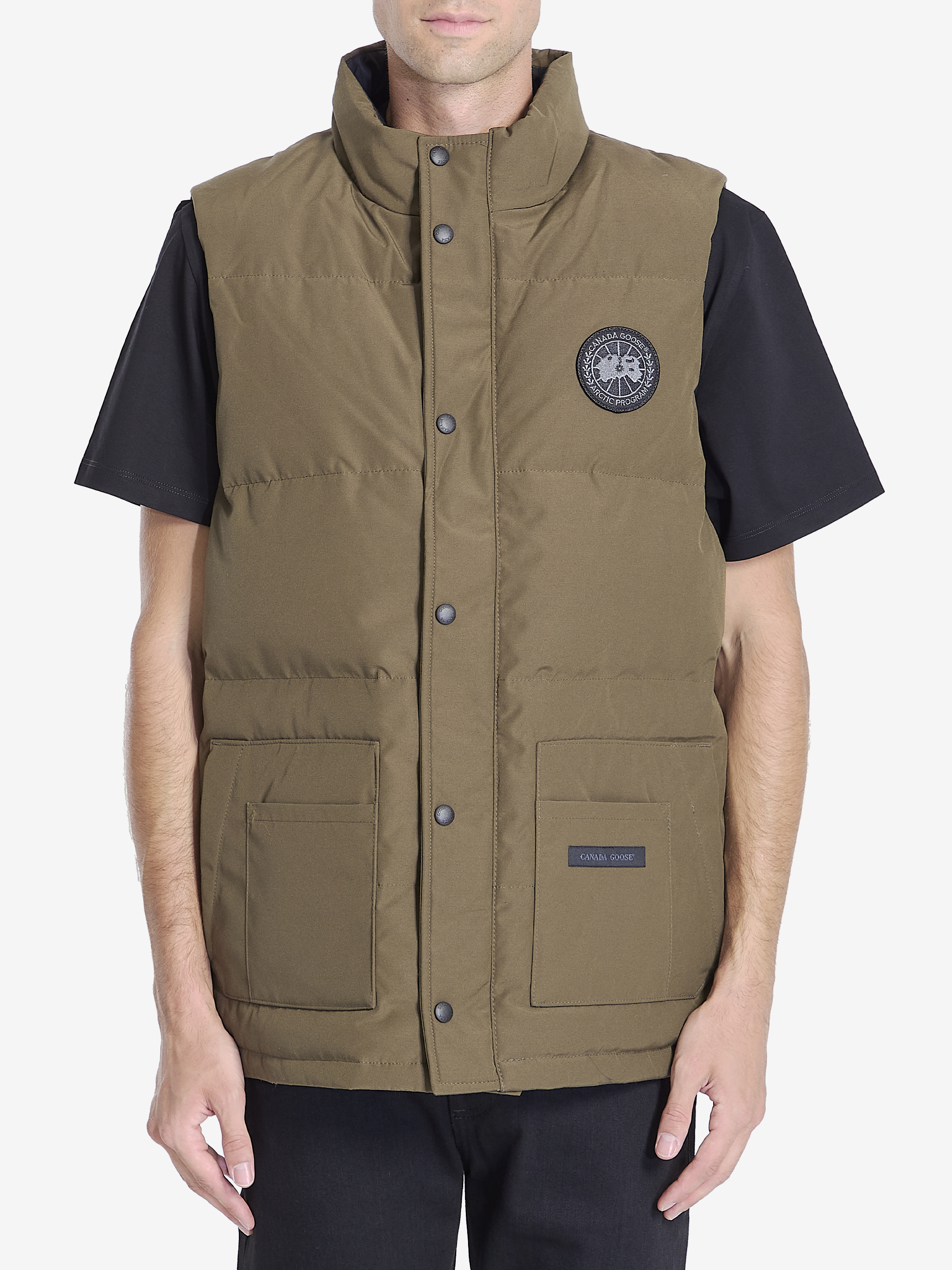 Shop Canada Goose Freestyle Crew Vest In Green