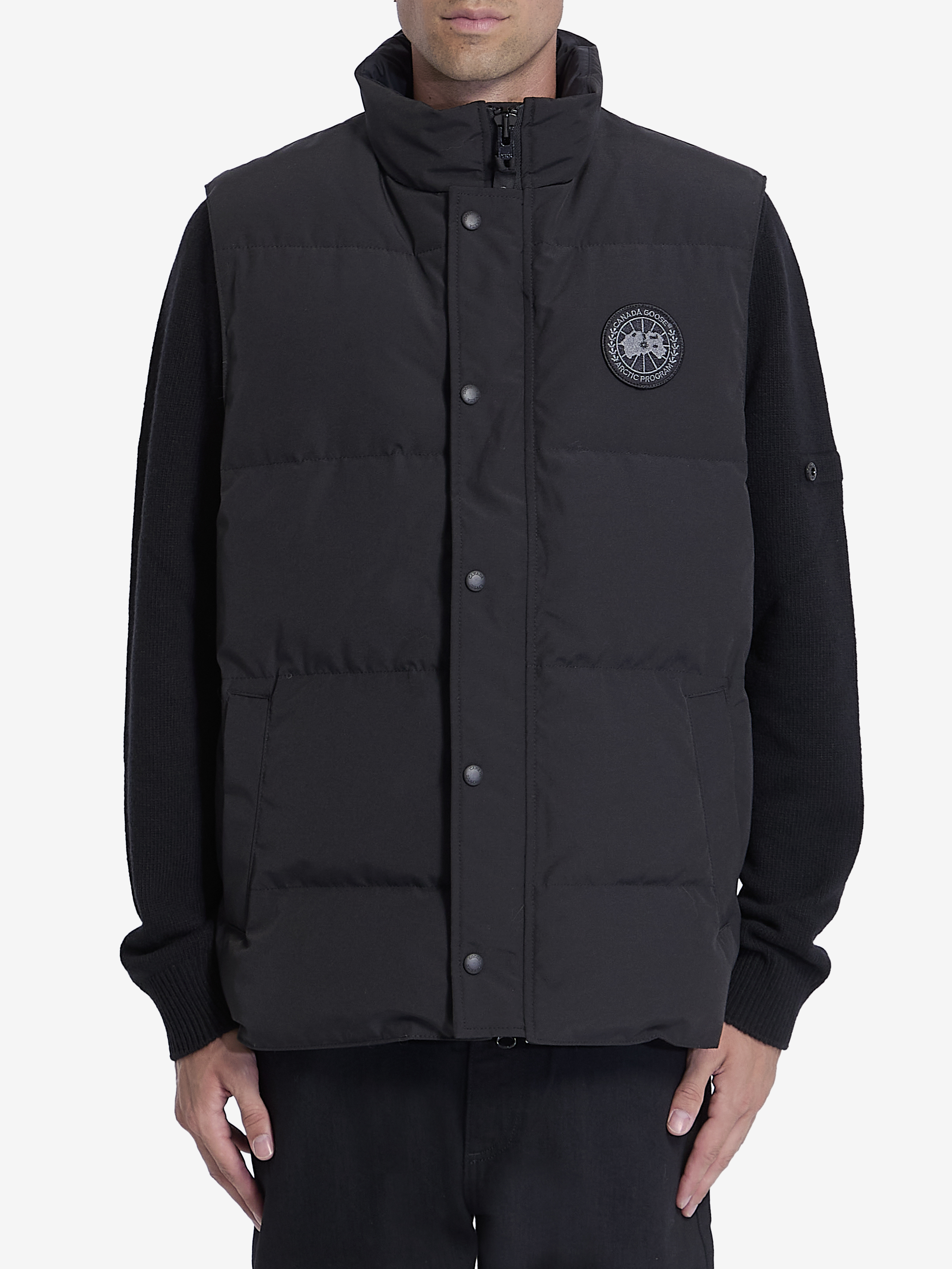 Shop Canada Goose Garson Black Label Gilet