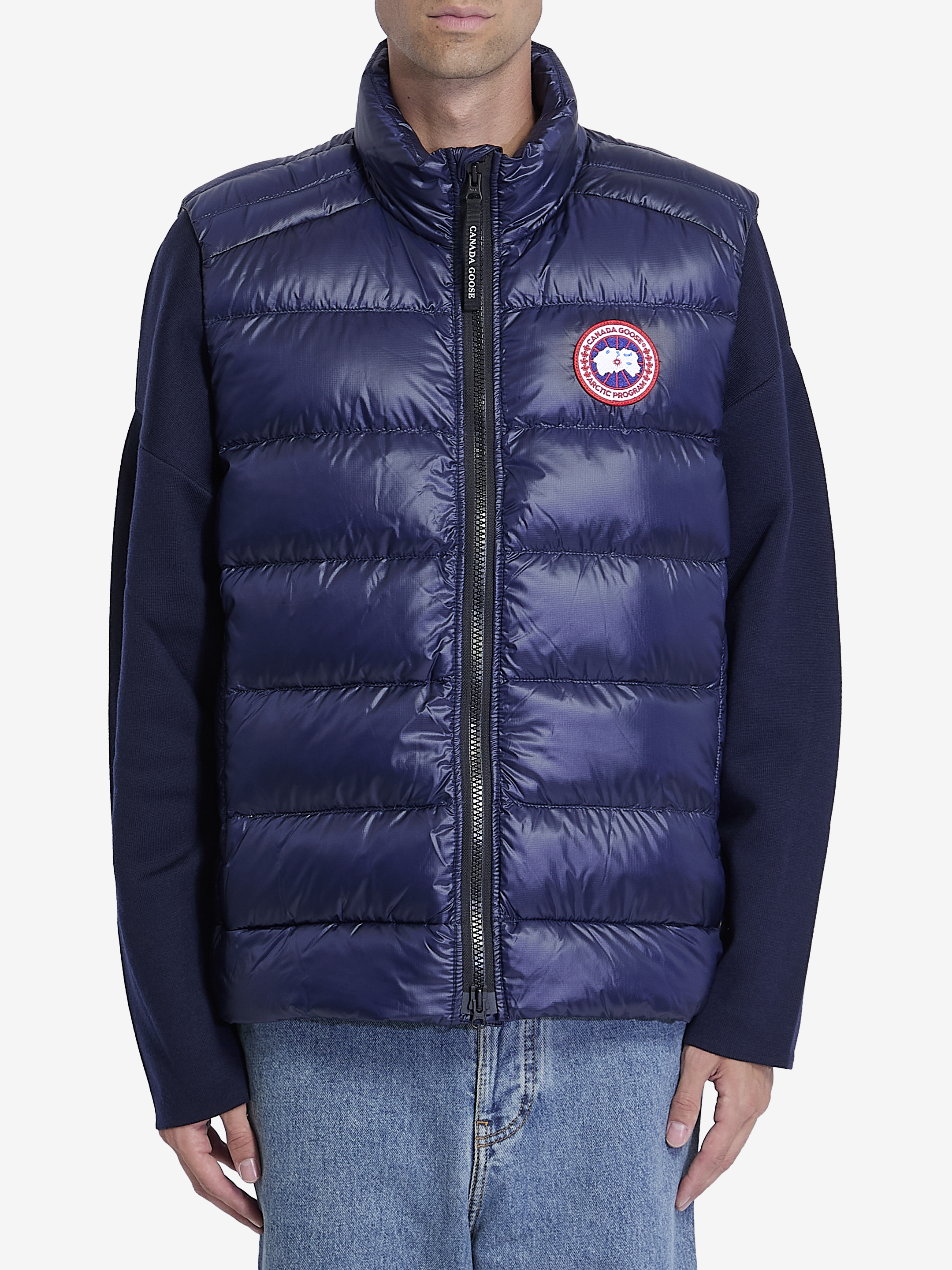 Shop Canada Goose Crofton Vest In Blue