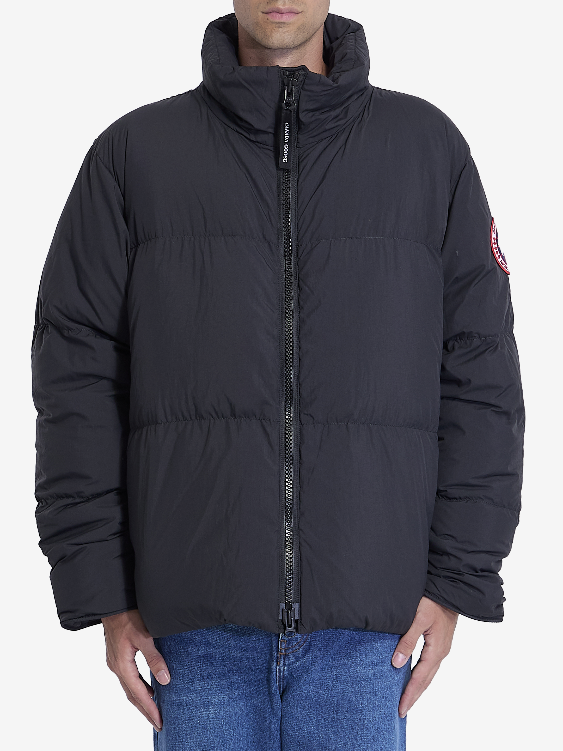 Shop Canada Goose Lawrence Puffer Jacket In Black