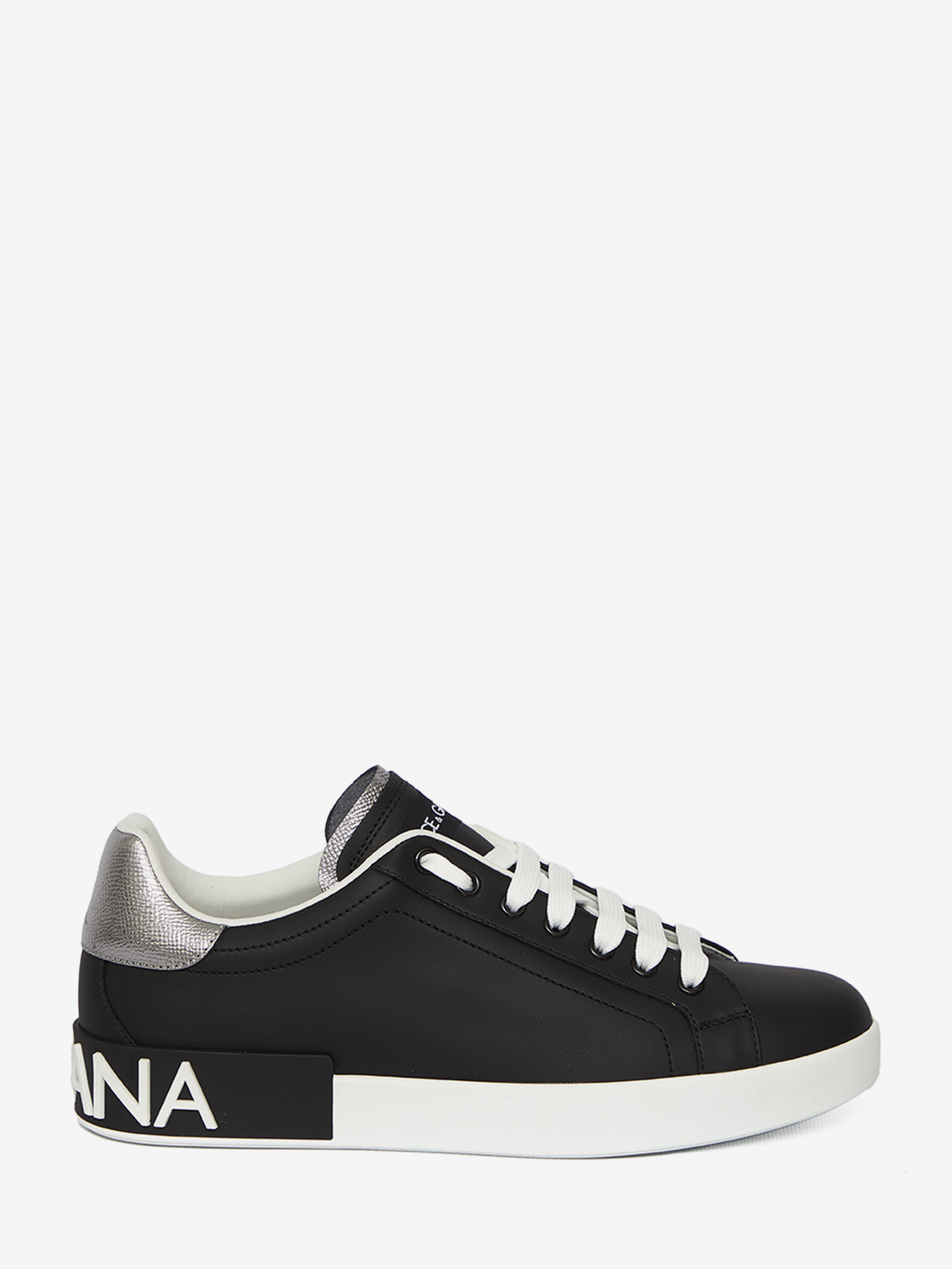 Shop Dolce & Gabbana Portofino Sneakers In Black