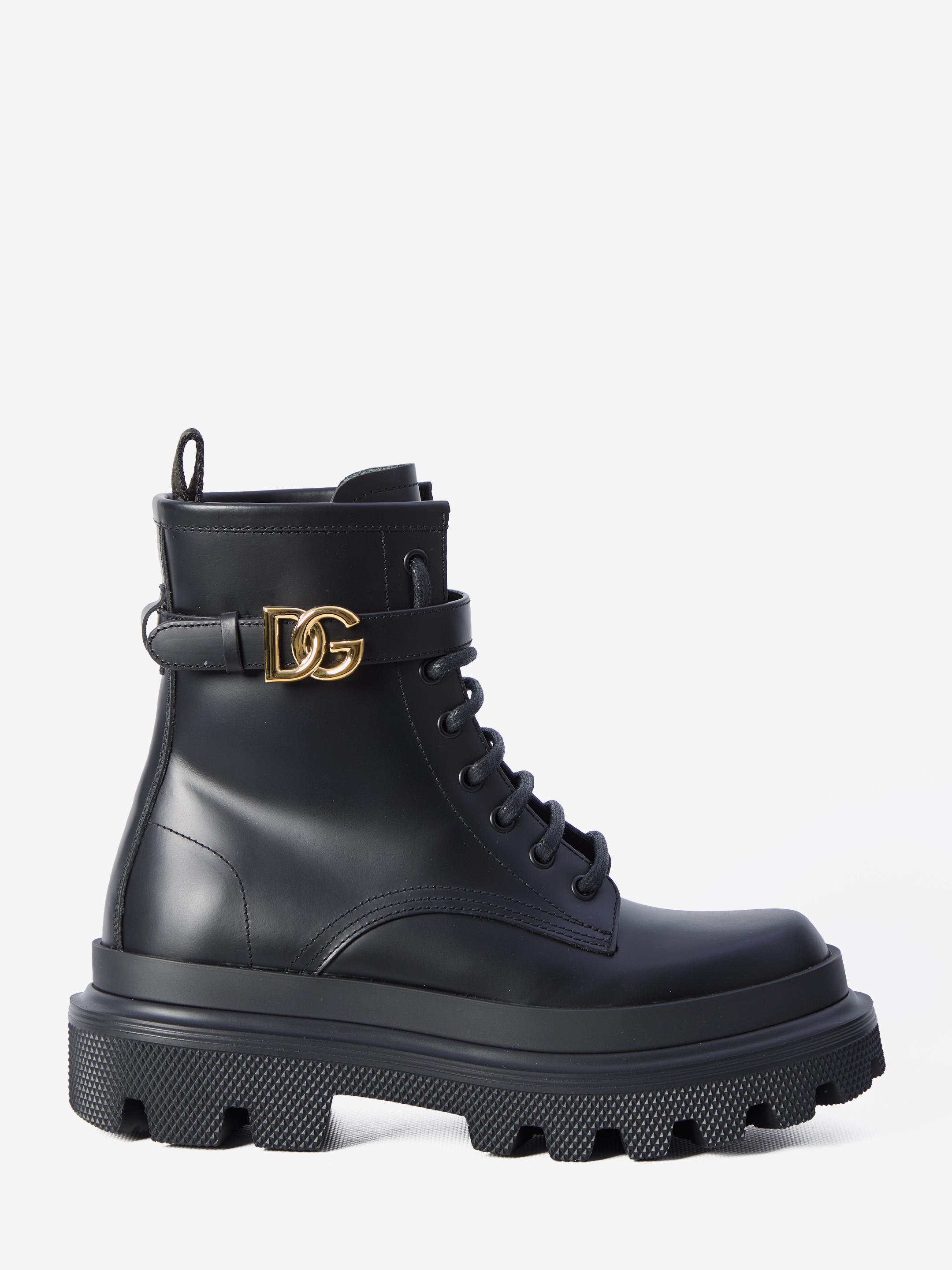 Shop Dolce & Gabbana Dg Ankle Boots In Black