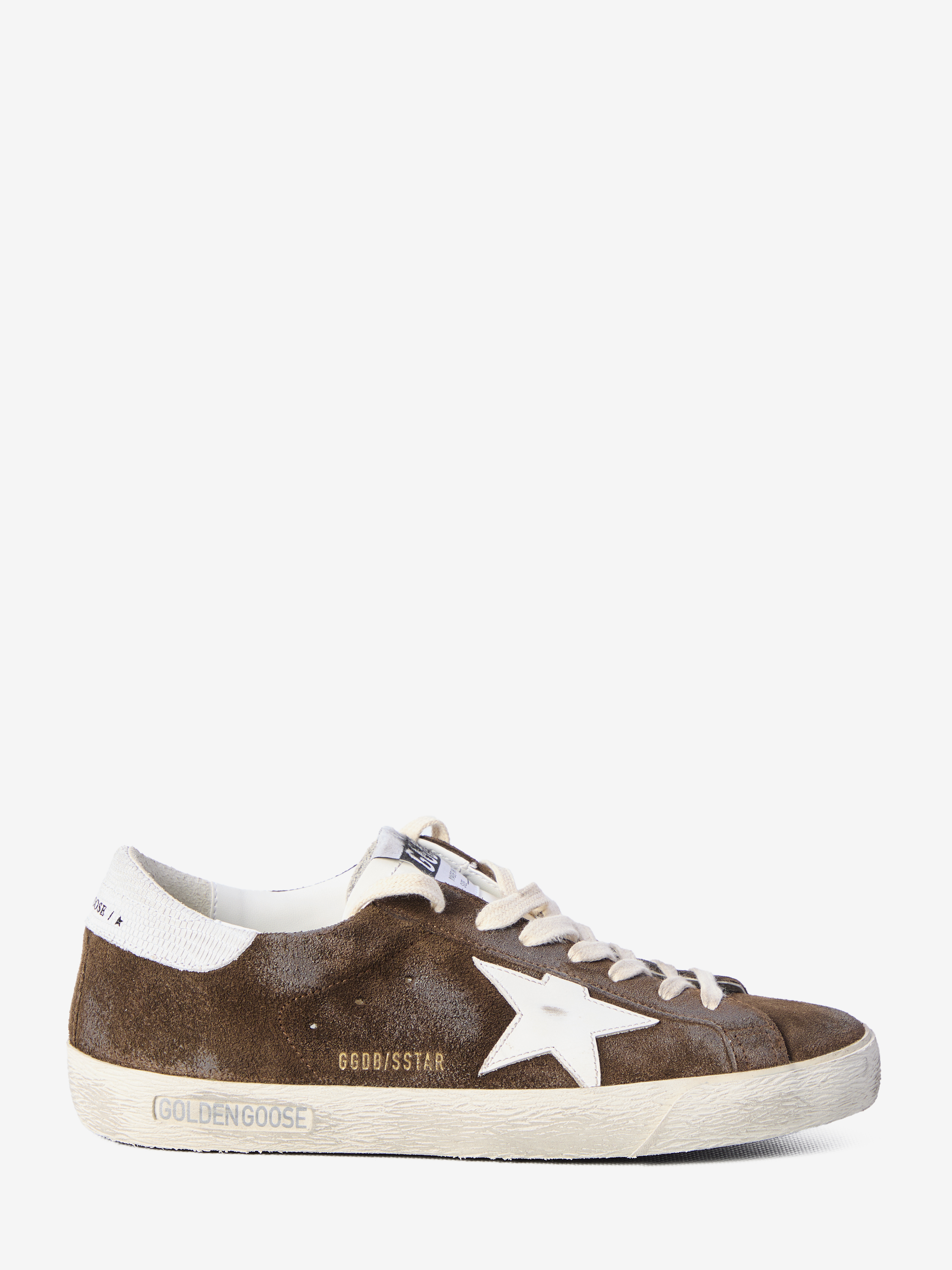 Shop Golden Goose Super Star Sneakers In Brown