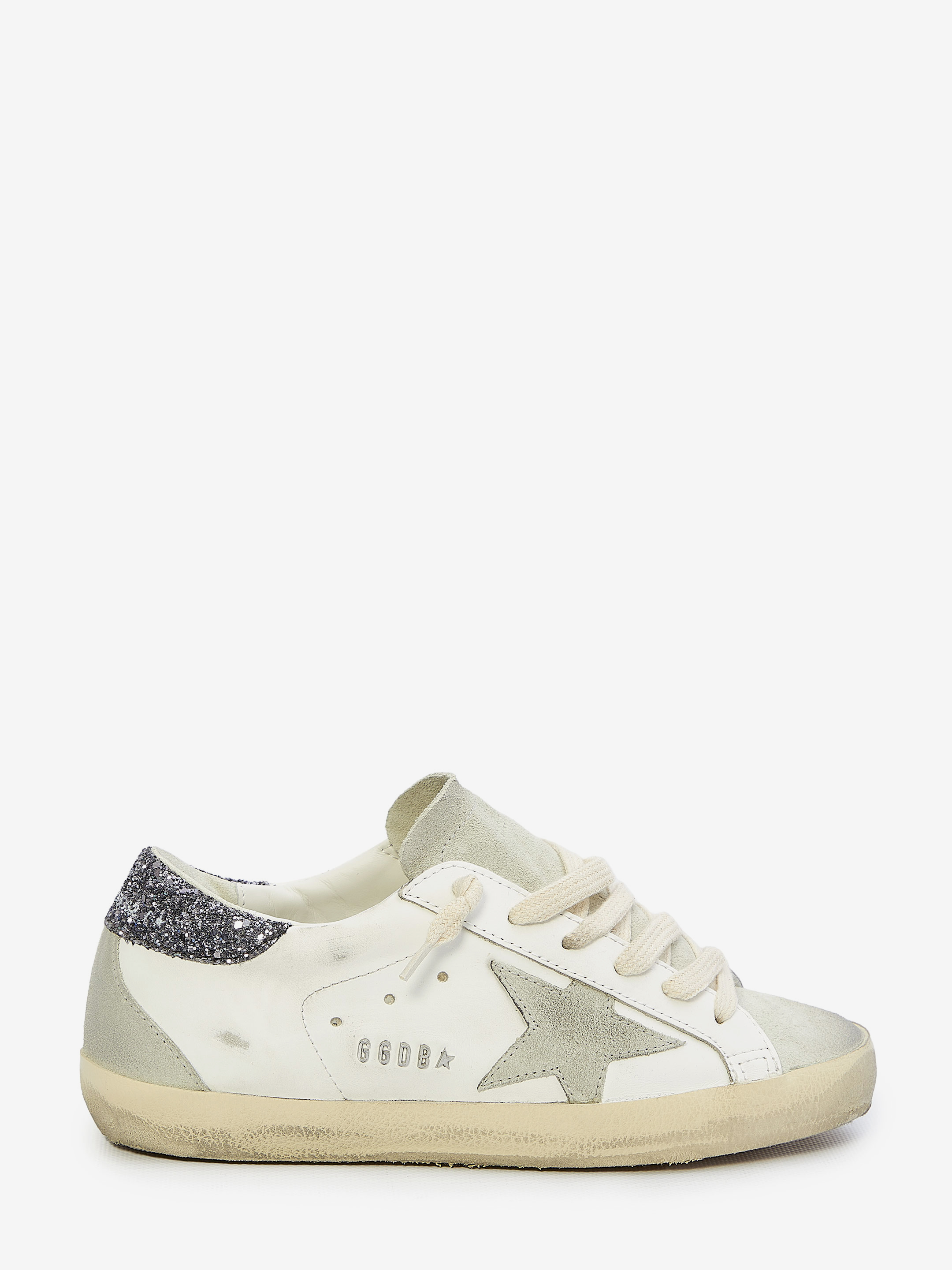 Shop Golden Goose Super Star Sneakers In White