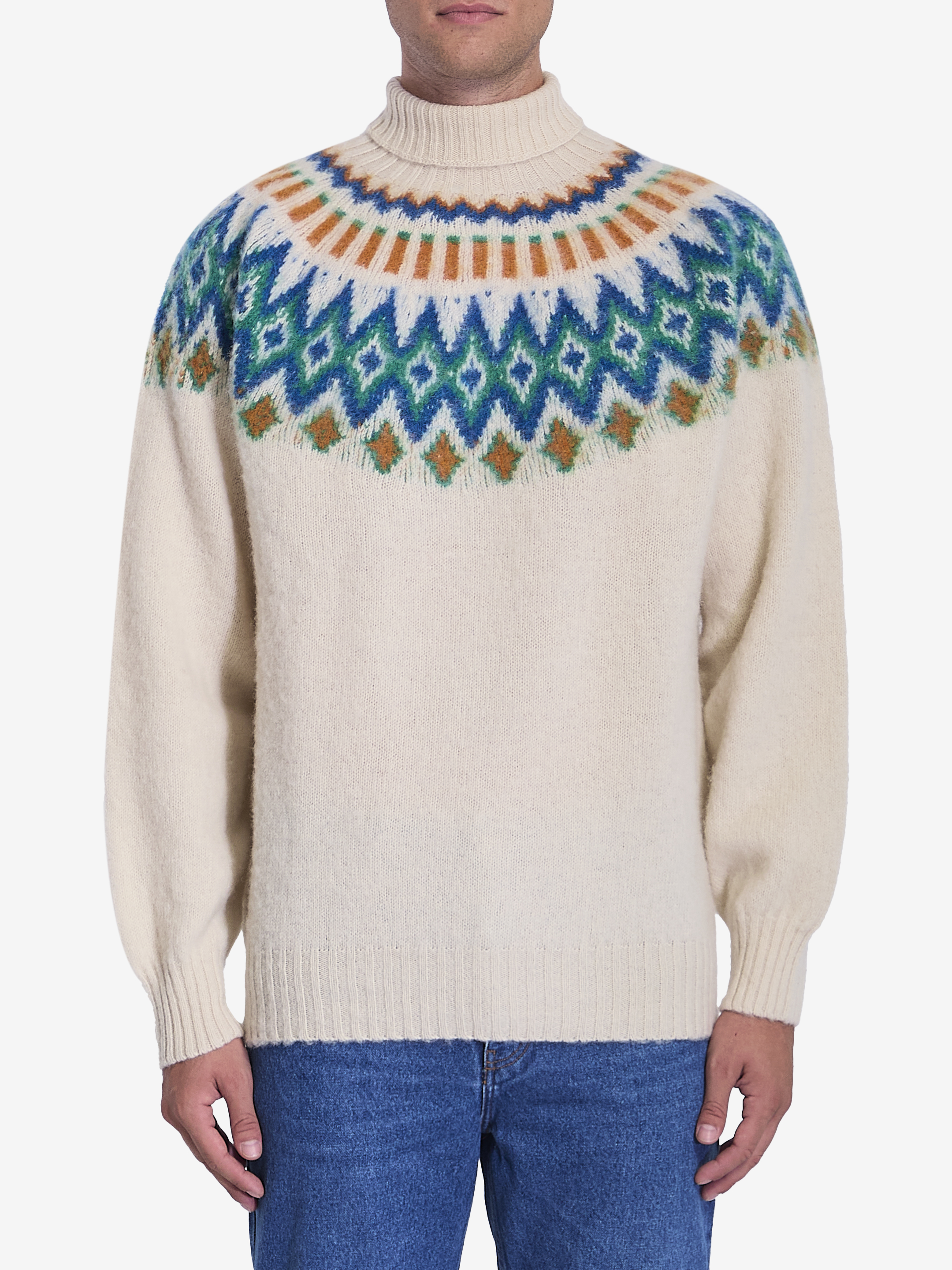 Shop Howlin' Love On The Rocks Sweater In Beige