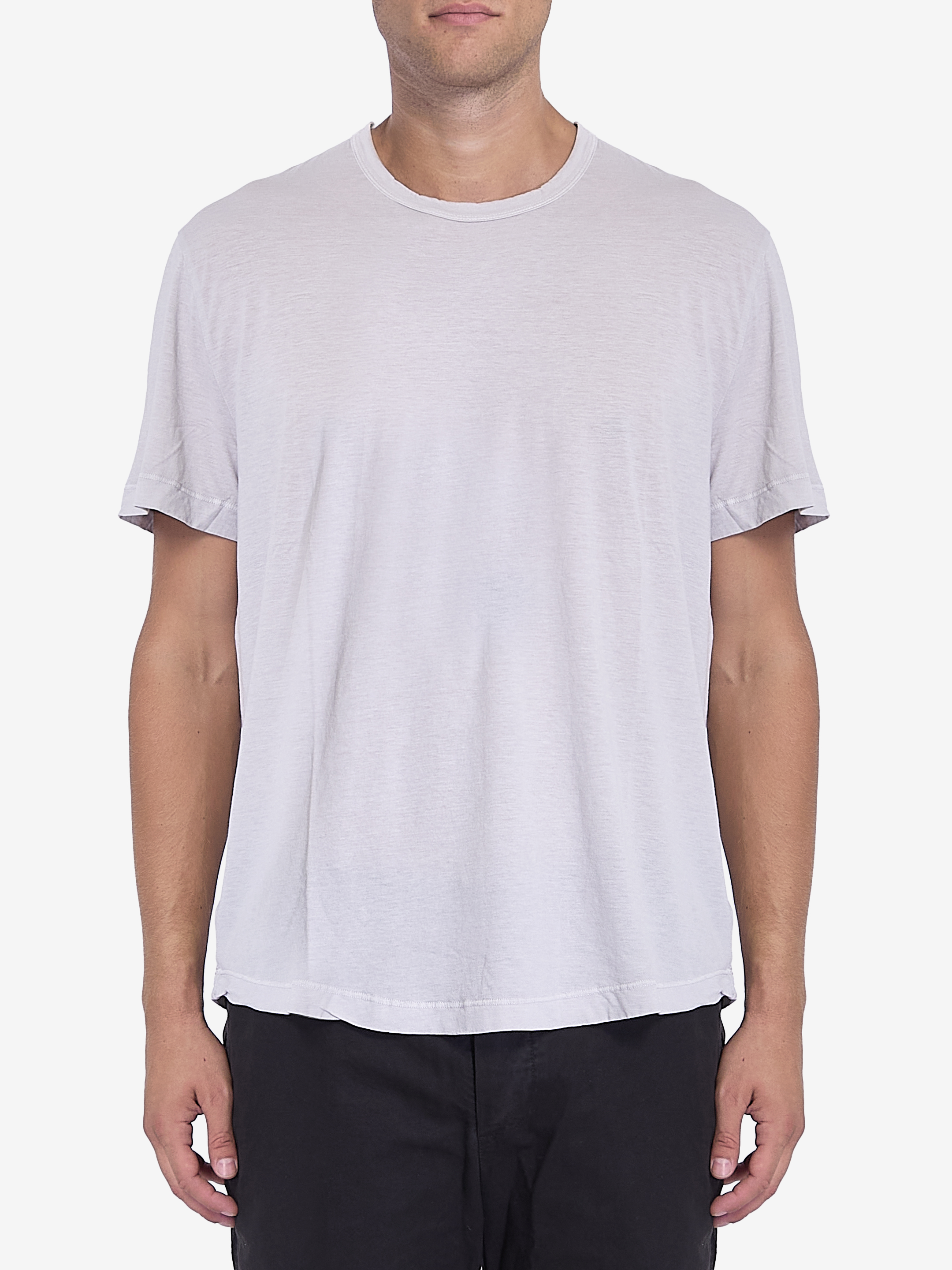 Shop James Perse Cotton Tshirt In Grey