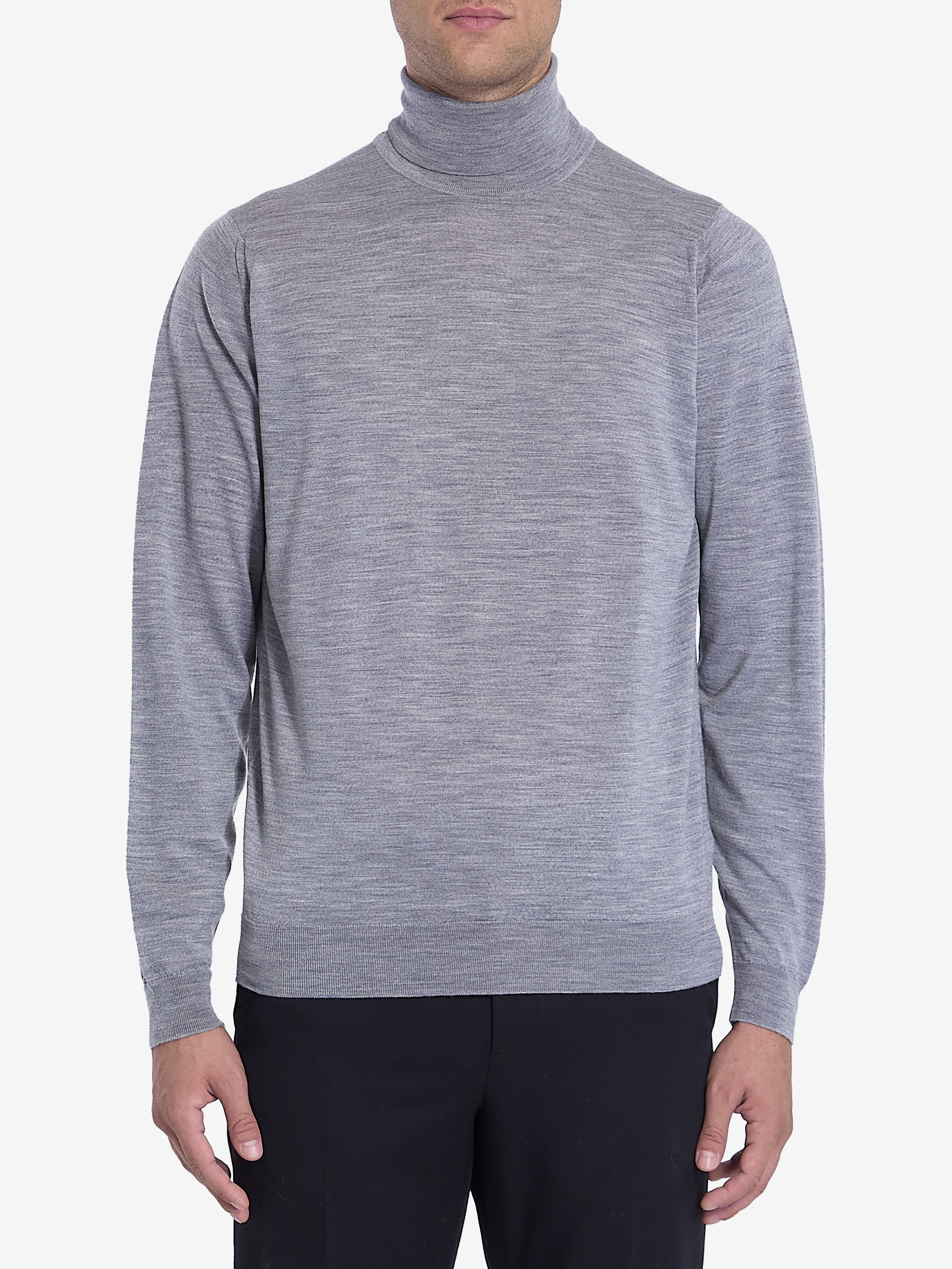 Shop John Smedley Cherwell Pullover In Grey