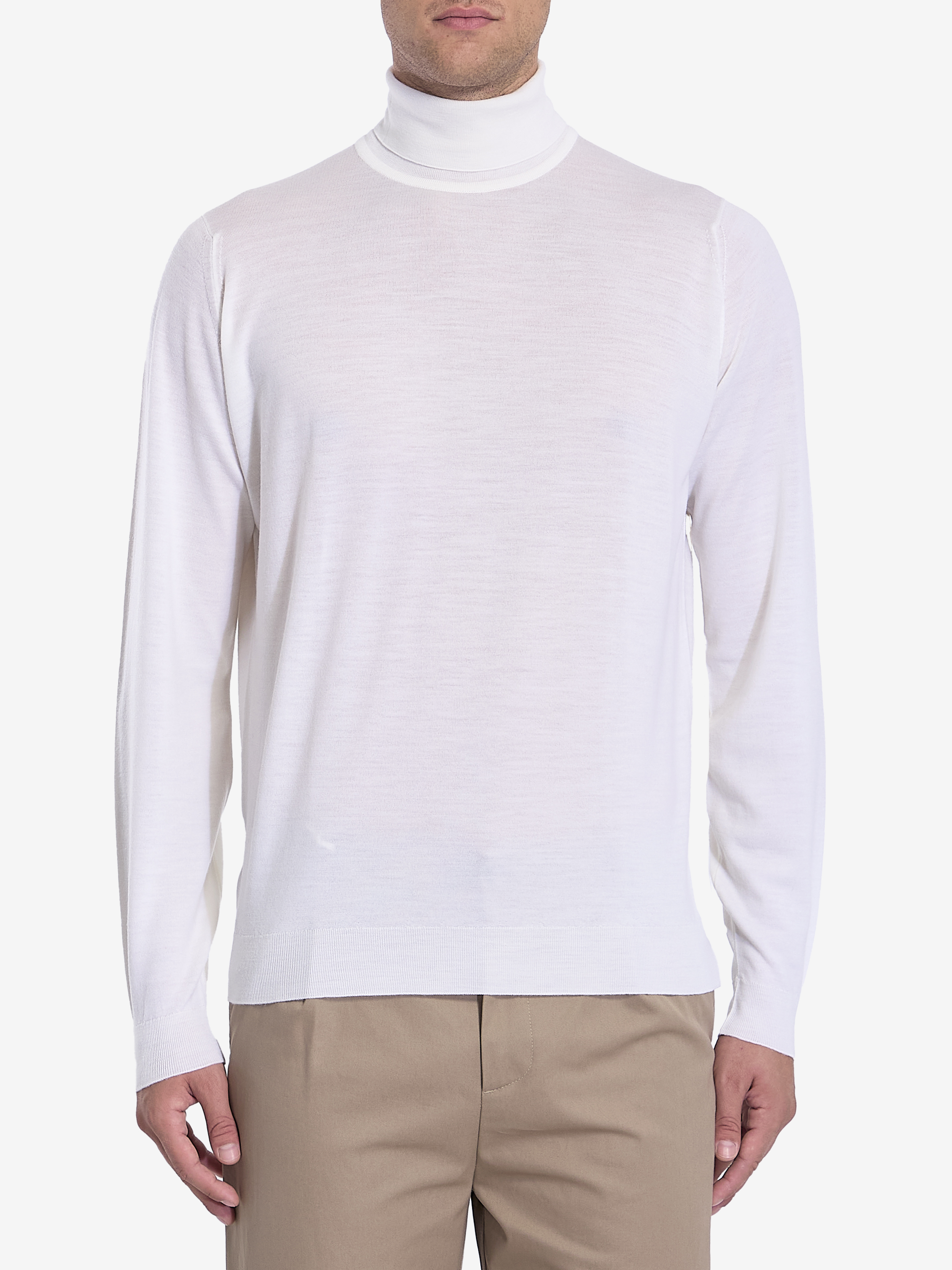 Shop John Smedley Cherwell Pullover In White