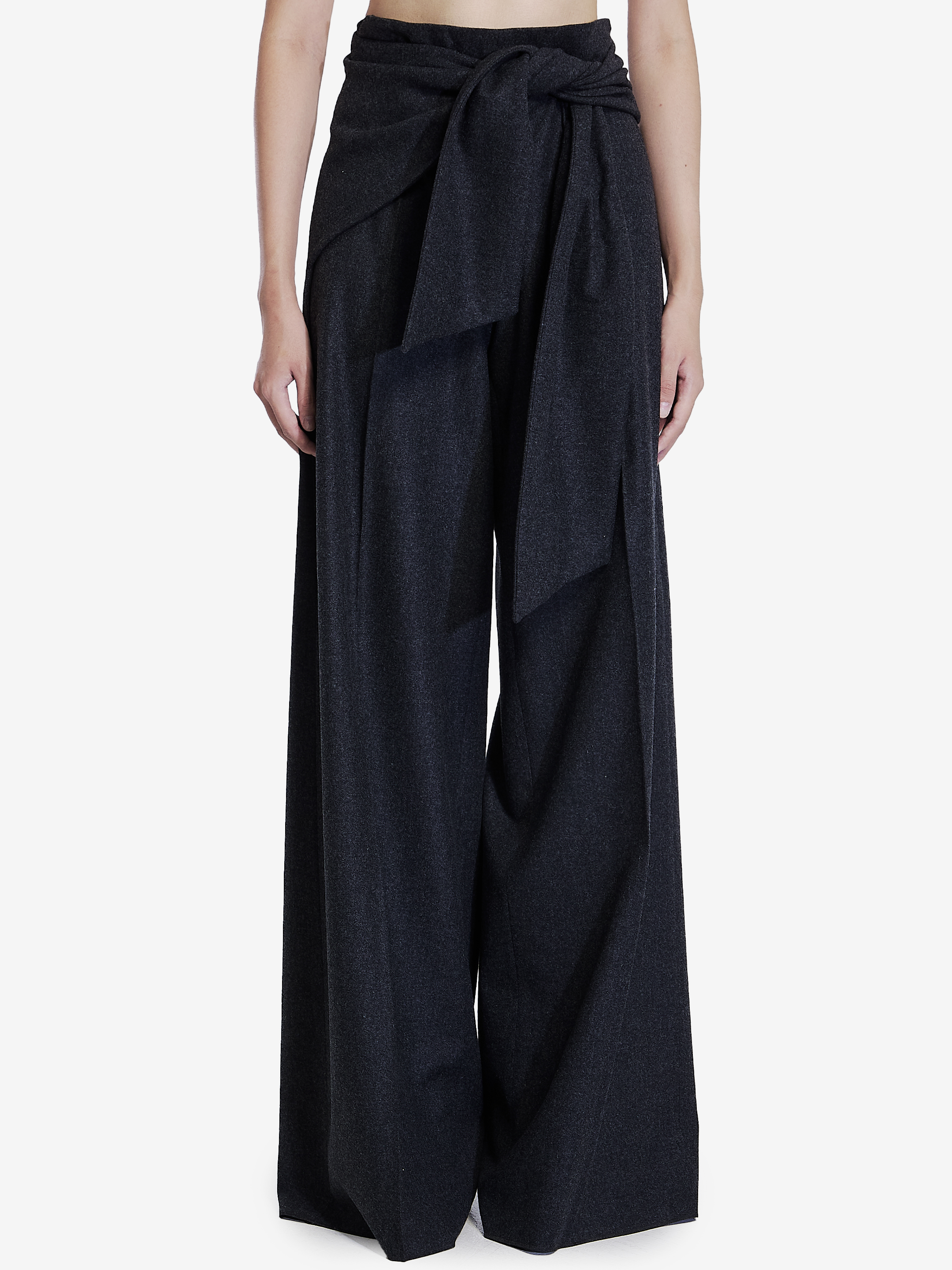 Shop Max Mara Arsenio Trousers In Grey