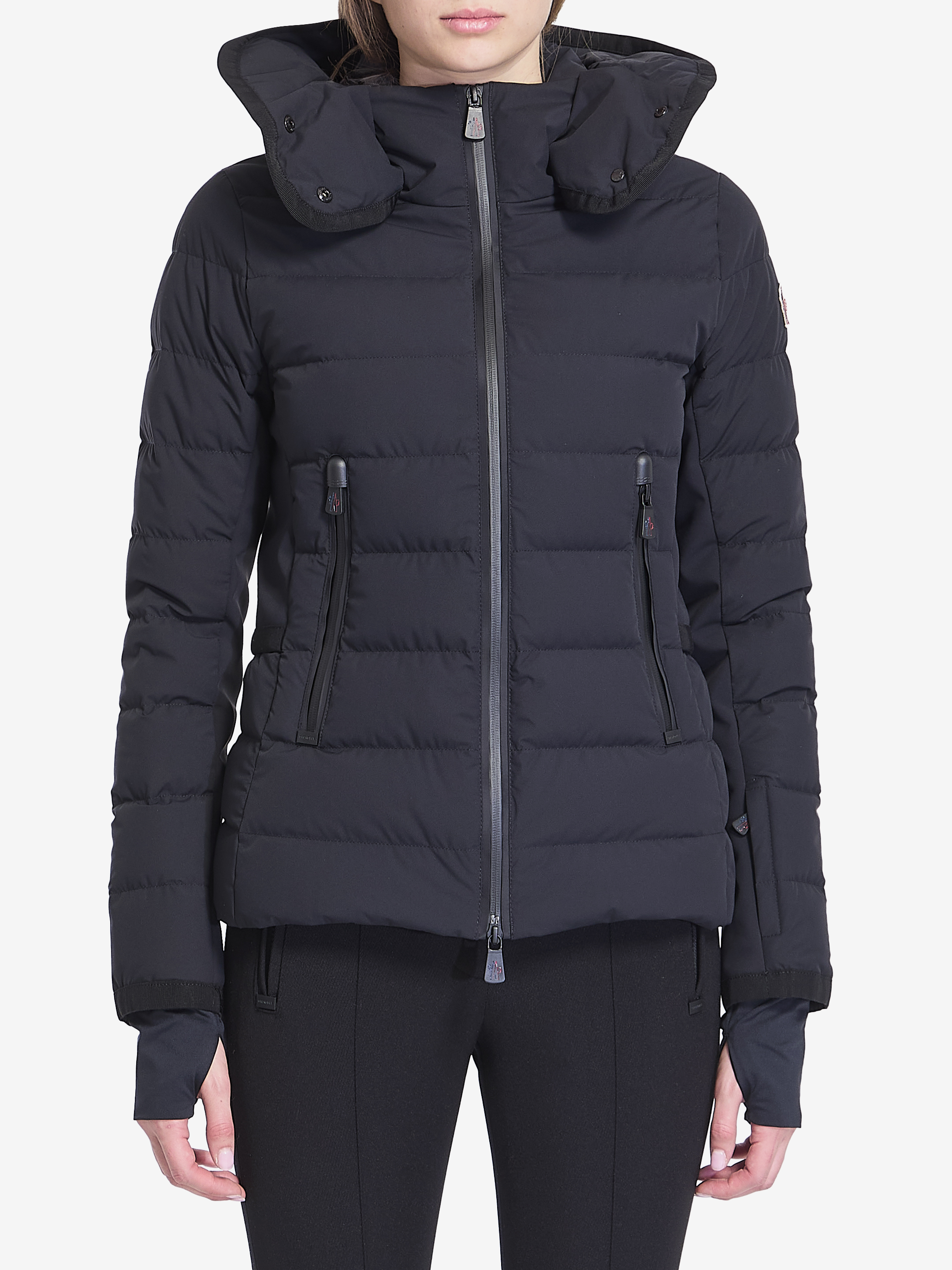 Shop Moncler Lamoura Short Down Jacket In Black