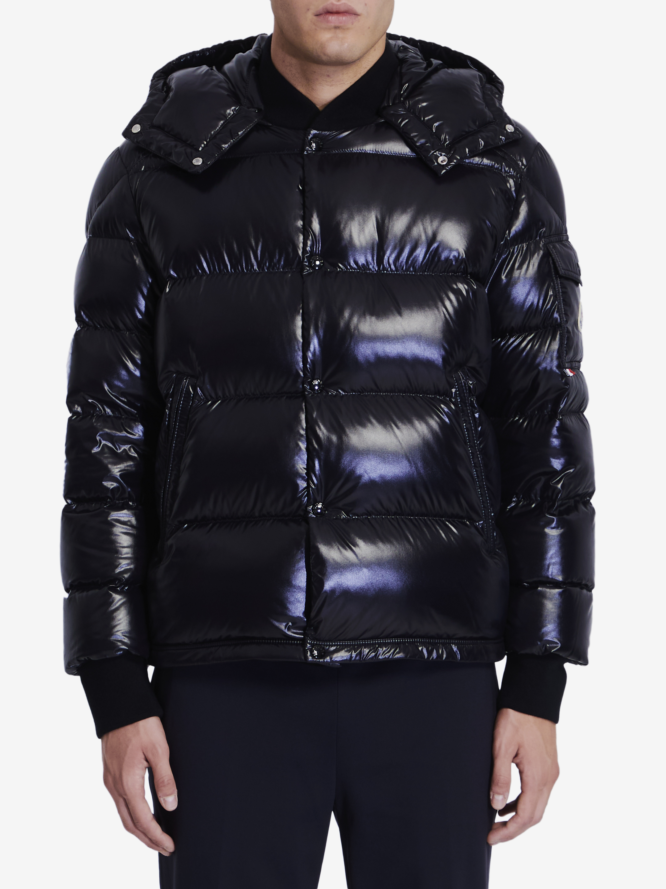 Shop Moncler Maljasset Short Down Jacket In Black