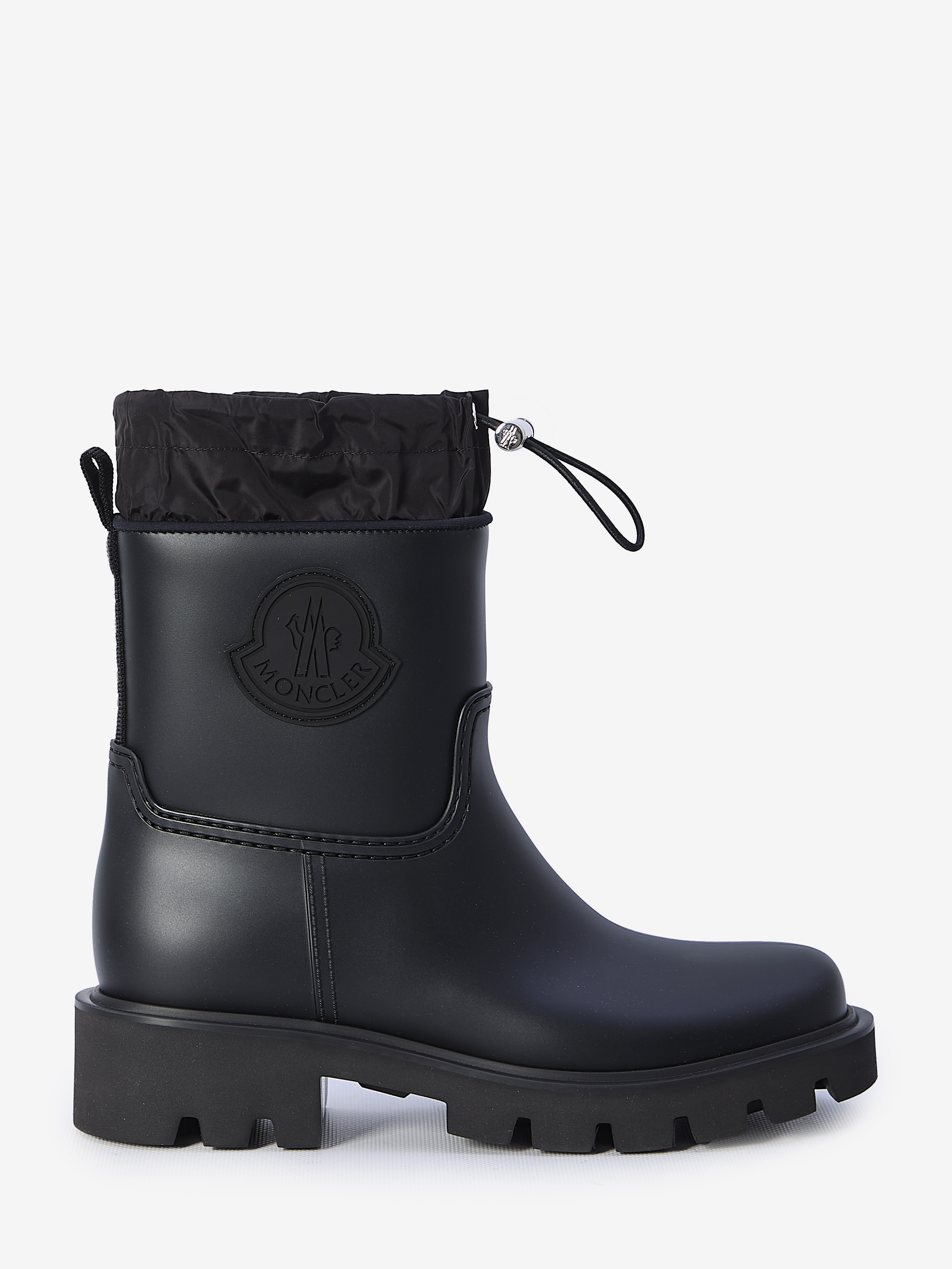 Shop Moncler Kickstream Rain Boots In Black