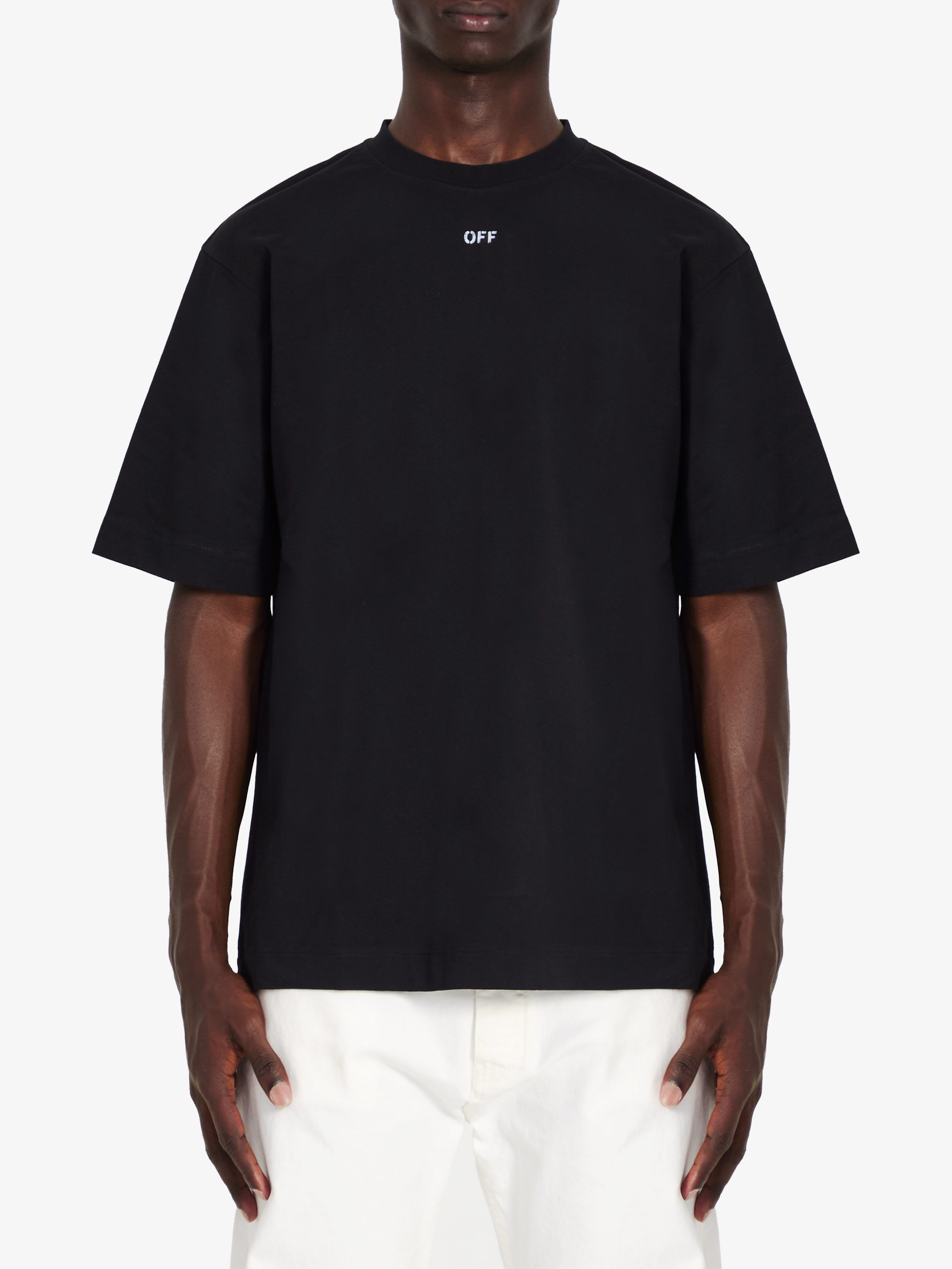 Shop Off-white Off Stamp Skate Tshirt In Black
