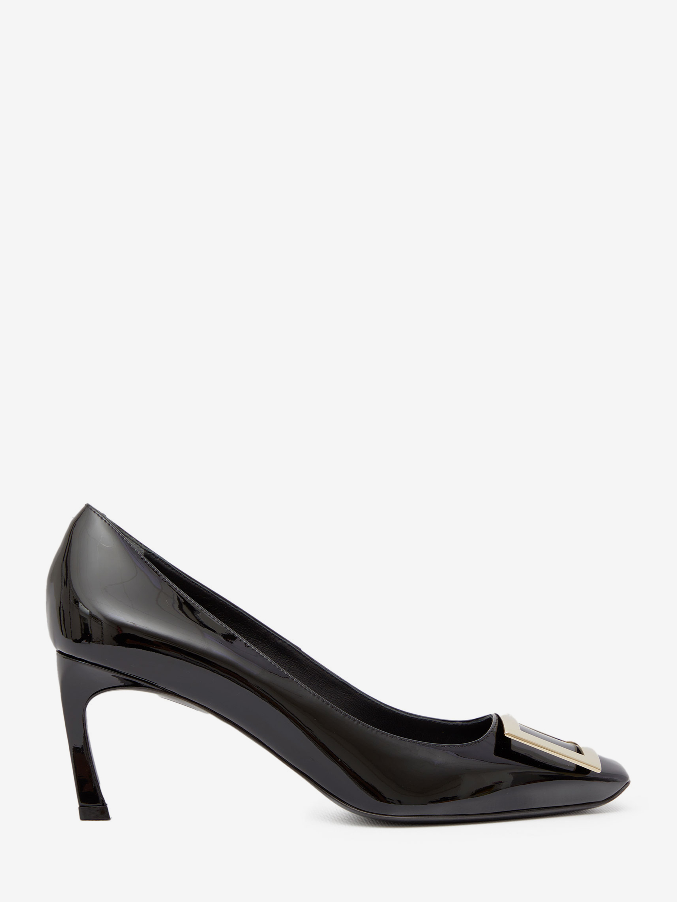 Shop Roger Vivier Dcollet Belle Vivier Trompette In Black