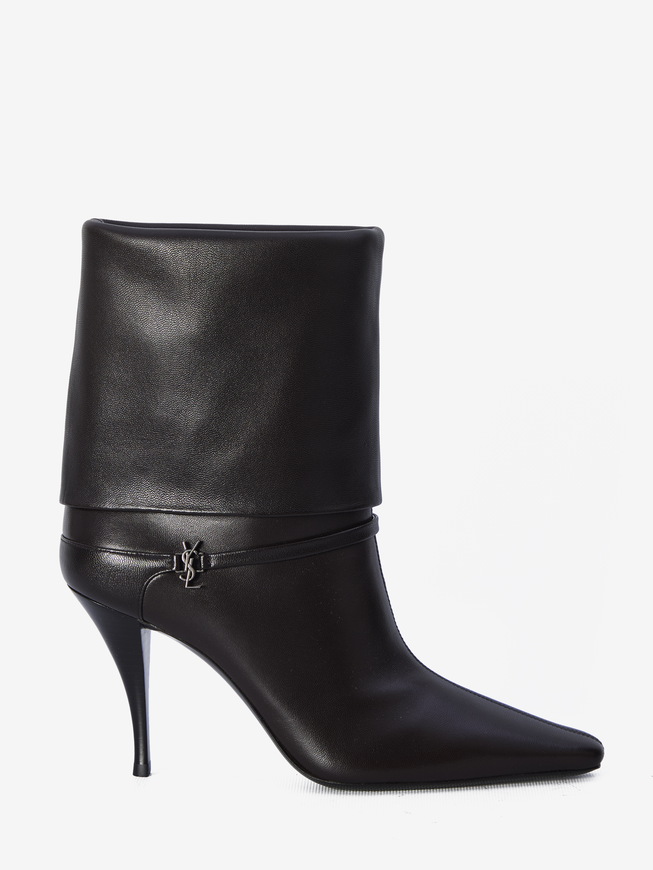 Shop Saint Laurent Niki Boots In Brown