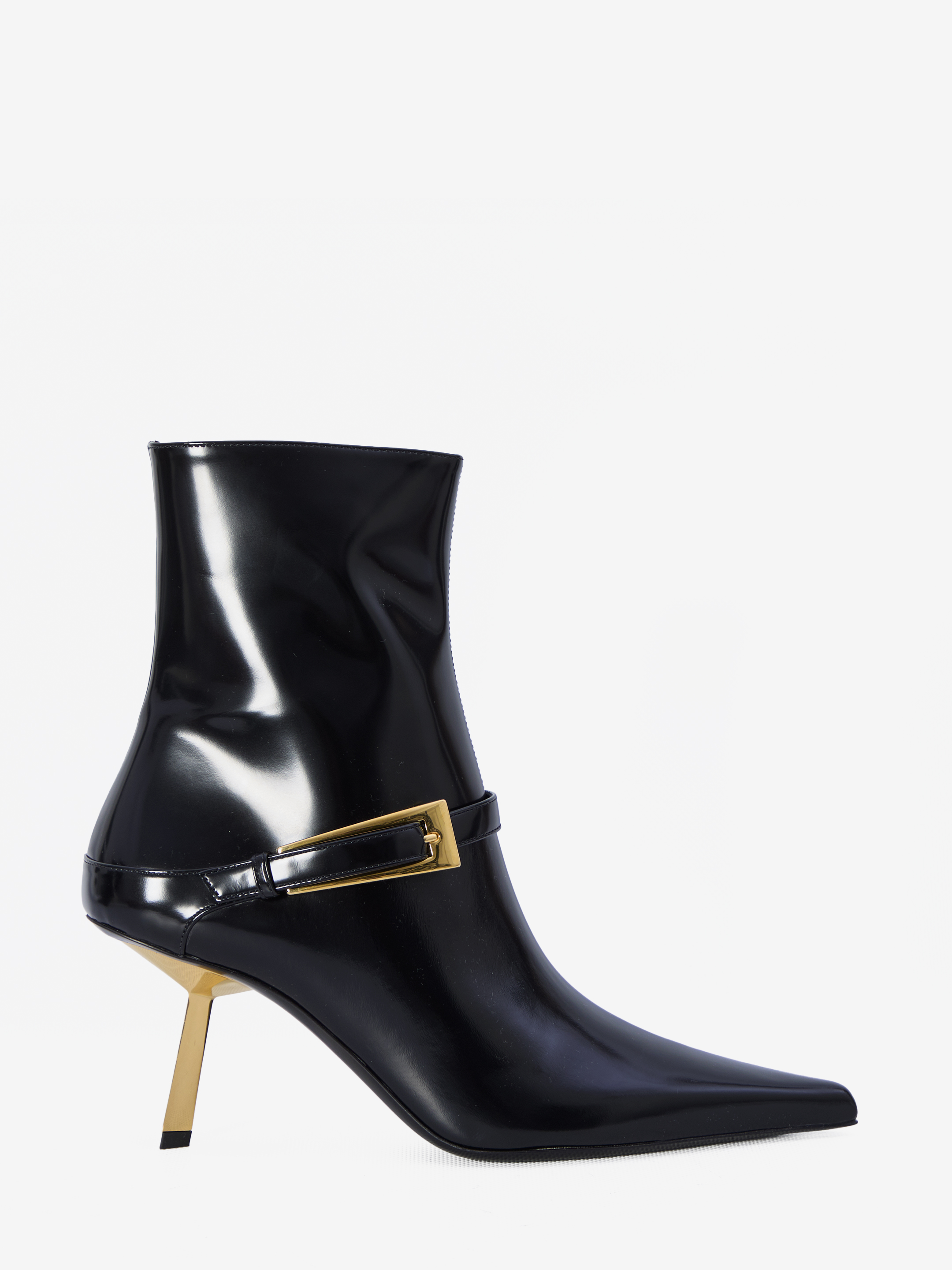 Shop Saint Laurent Lee Boots In Black