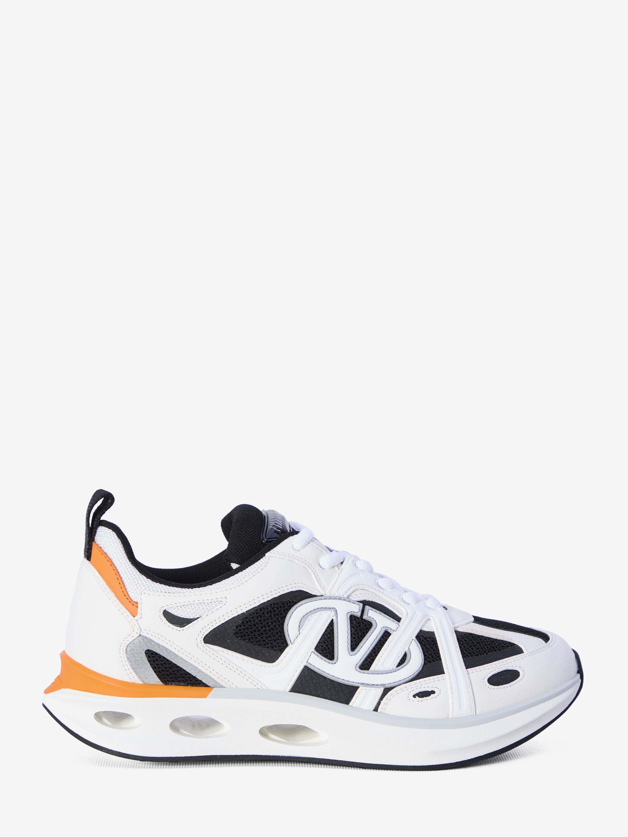 Shop Valentino Low Top Vlogo Easyjog Sneakers In White