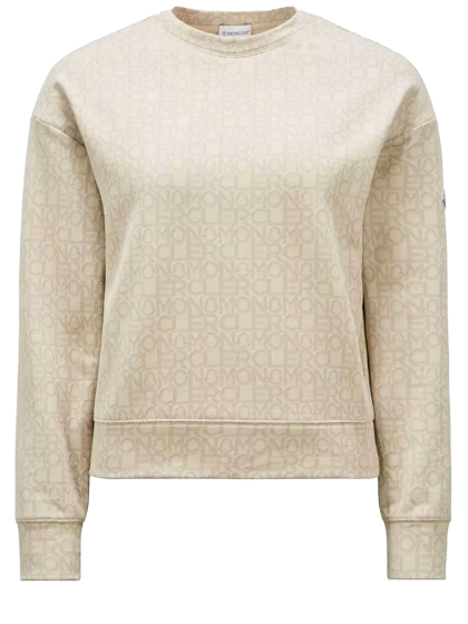 Monogram jacquard sweatshirt