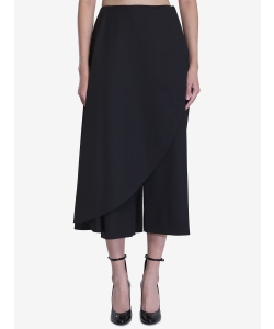 Asymmetric skirt pants