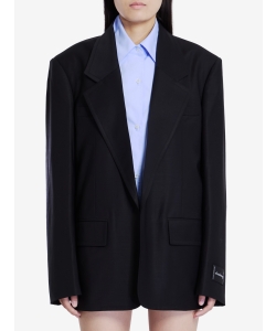 Pre-styled oversize jacket with dickie