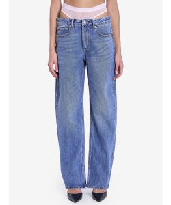 Pre-styled underwear jeans