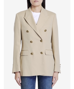 Wool gabardine jacket