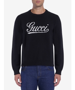 Maglione con intarsio Gucci