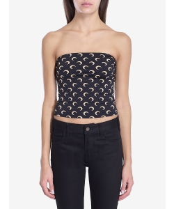 Moon printed tube top