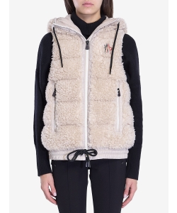 Gilet imbottito effetto teddy