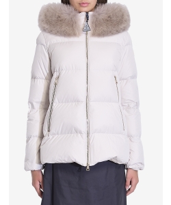 Laichefur short down jacket