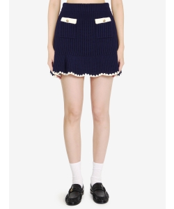 Crochet miniskirt
