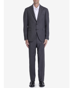 Two-piece suit in virgin wool