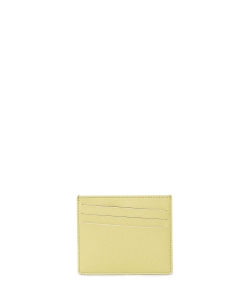 Lime leather cardholder