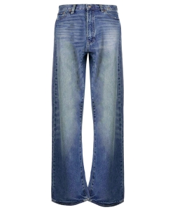 Jeans in denim blu