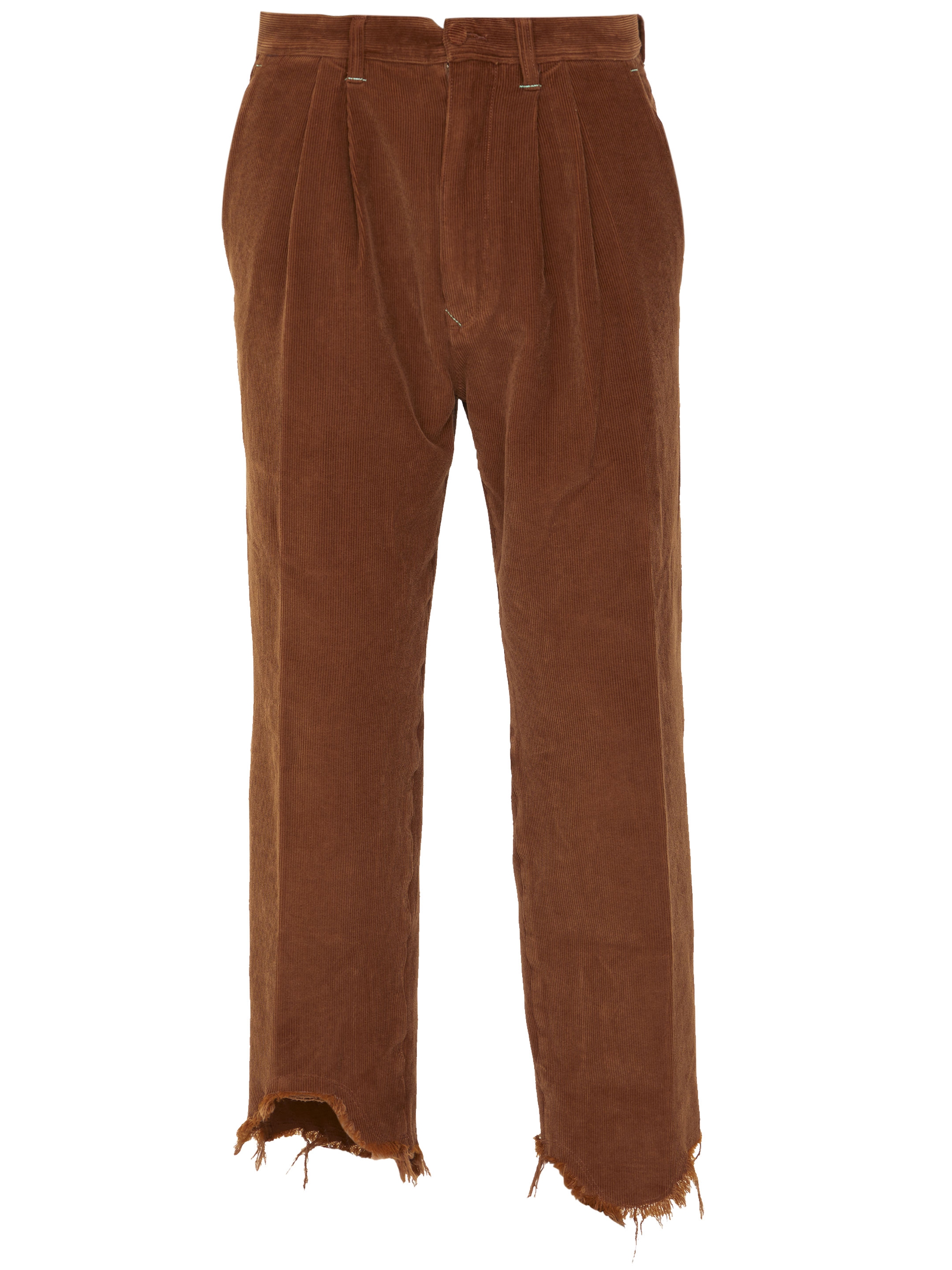 INCOTEX RED X FACETASM - Cognac velvet trousers | Leam Roma - Luxury  Shopping Online