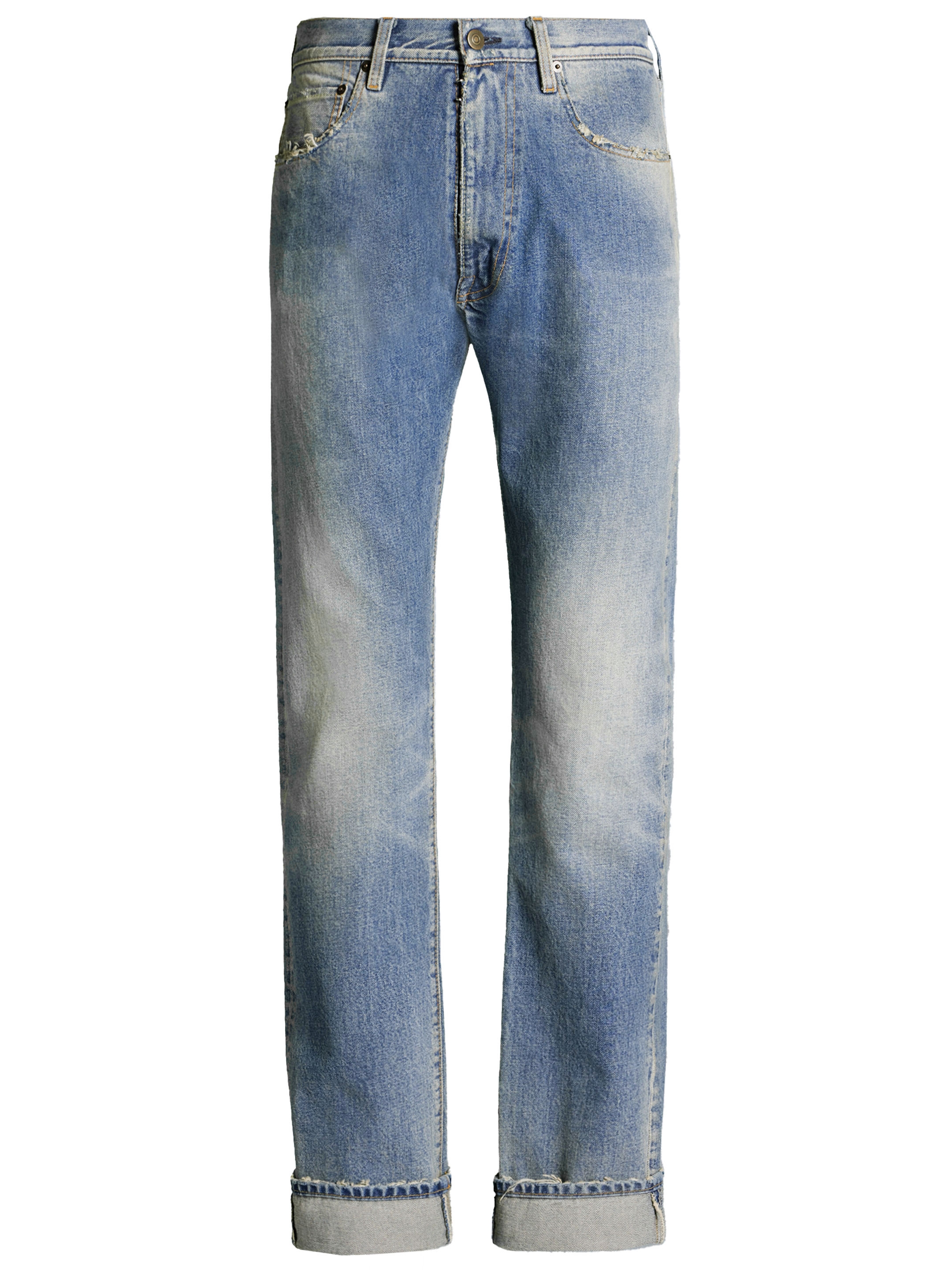 MAISON MARGIELA - Distressed denim jeans | Leam Roma - Luxury Shopping  Online