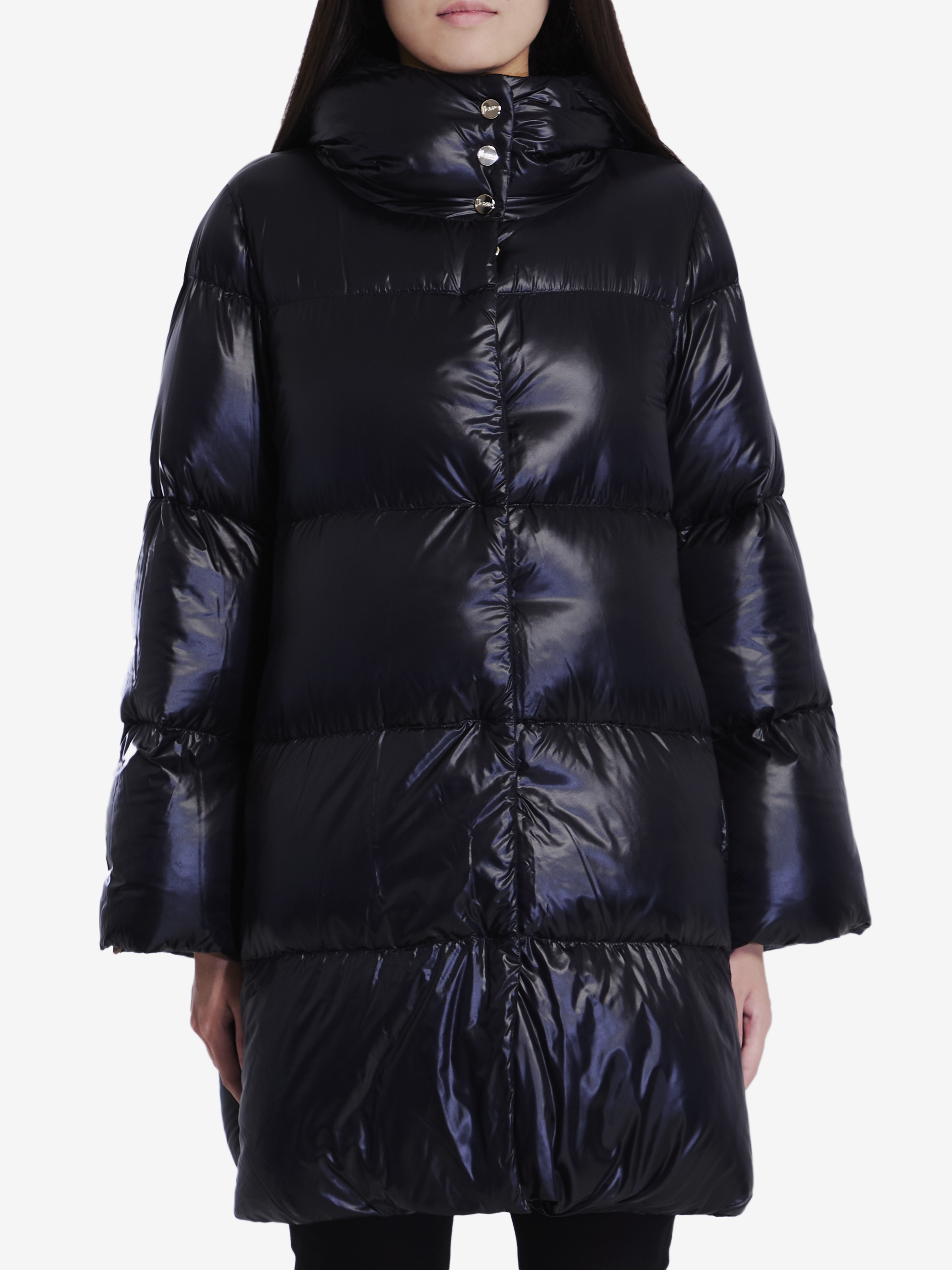 HERNO - Long down jacket in nylon | Leam Roma - Luxury Shopping Online