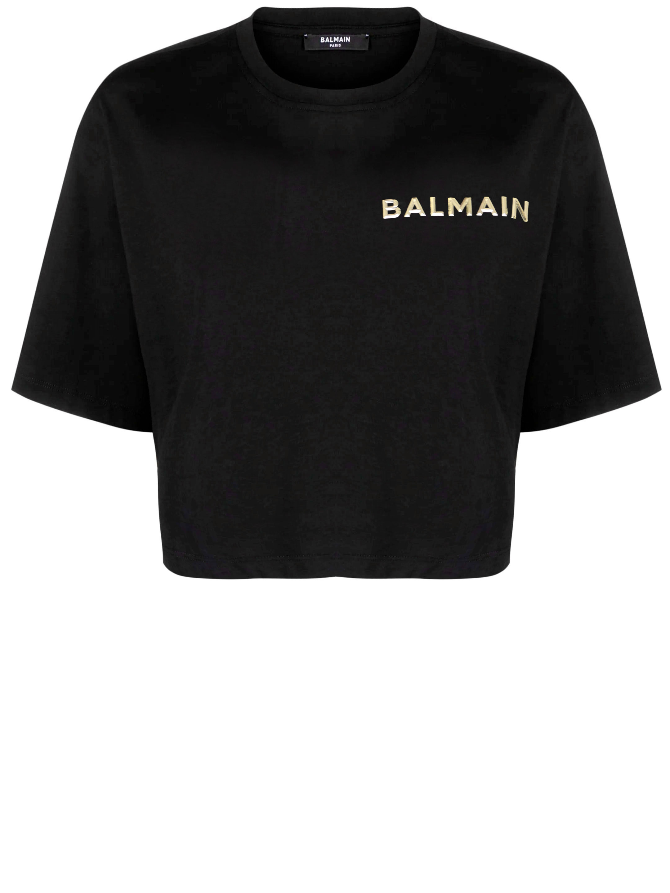 BALMAIN - Metal logo t-shirt | Leam Roma - Luxury Shopping Online