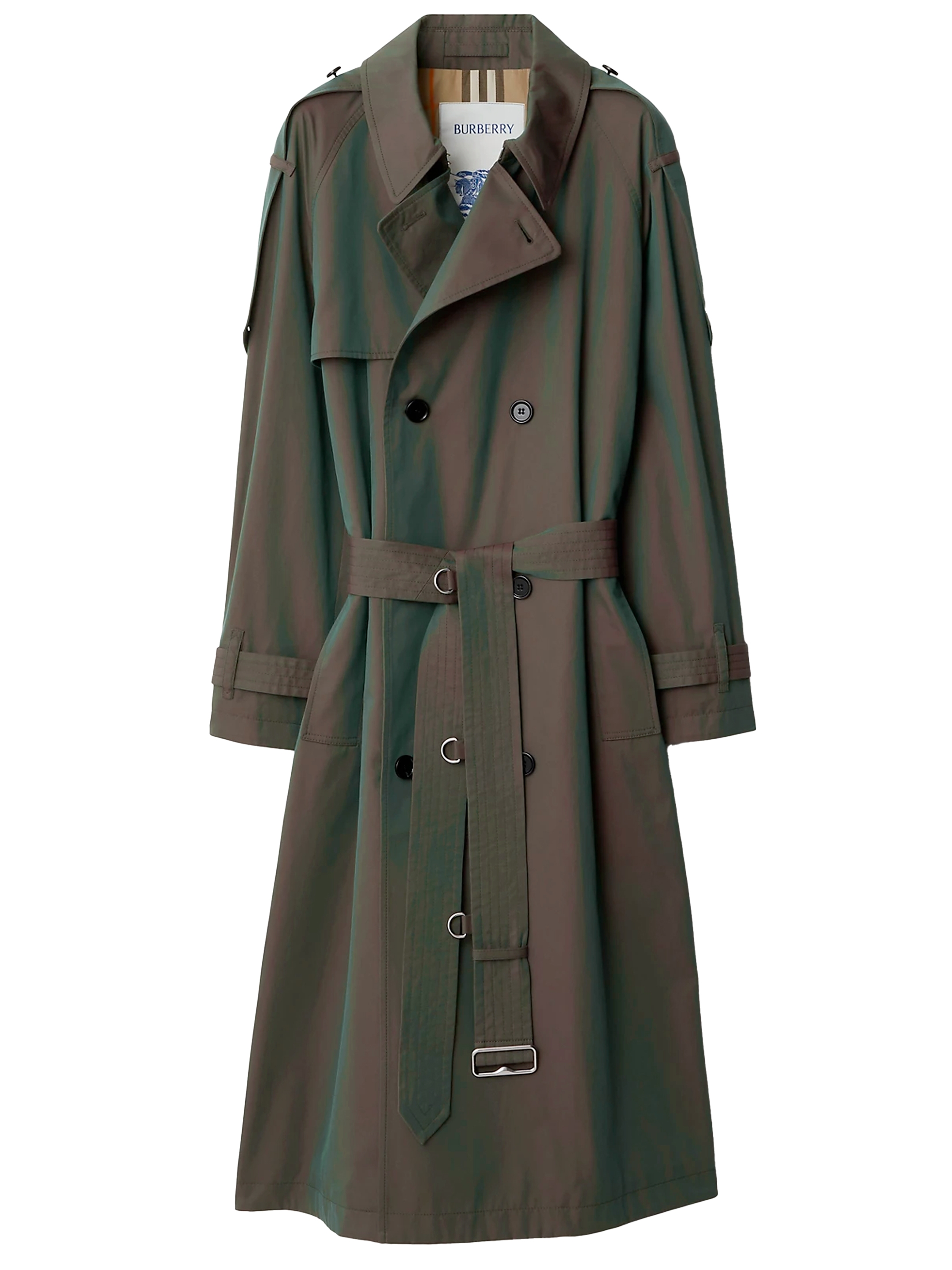 BURBERRY - Cotton long trench coat | Leam Roma - Luxury 
