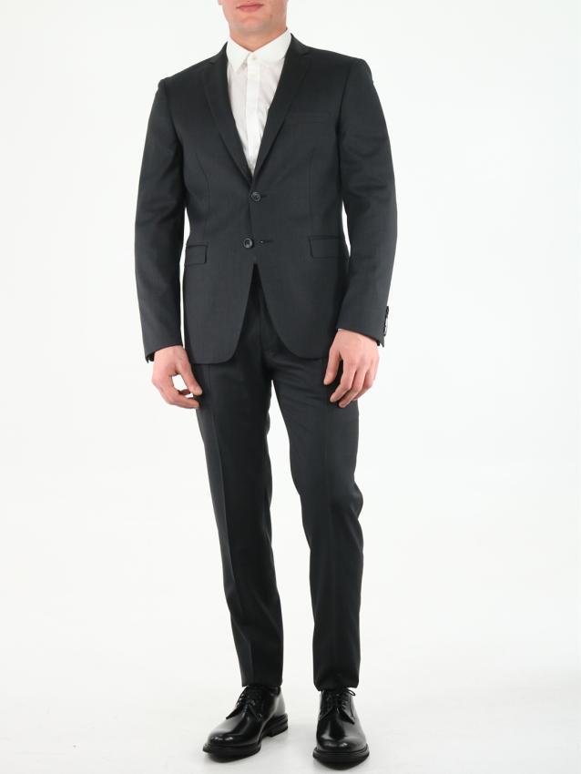 TONELLO - Black wool suit
