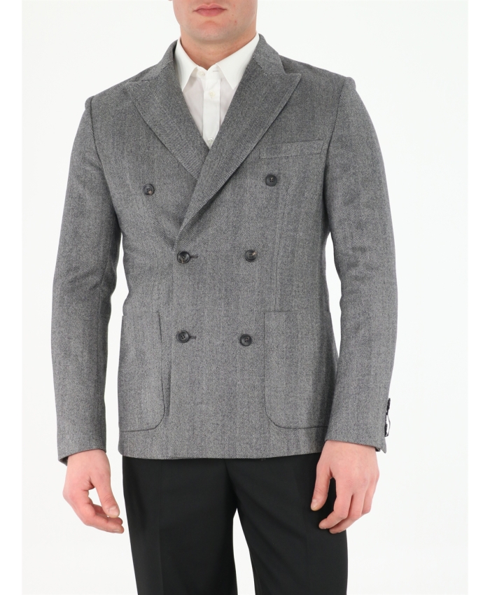 TONELLO - Grey wool jacket