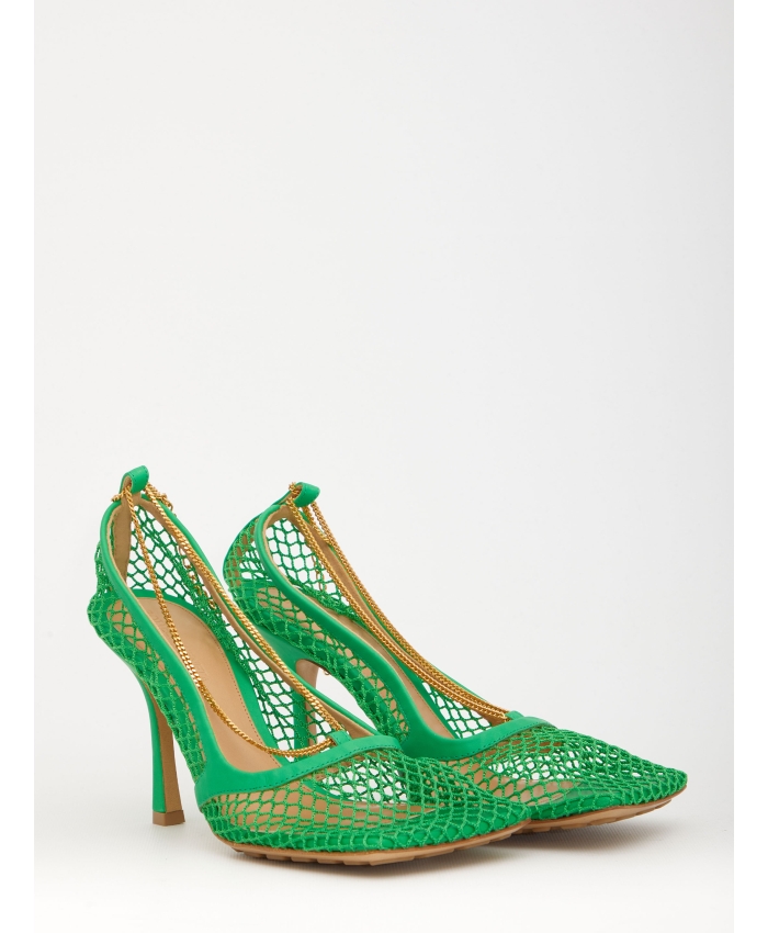 BOTTEGA VENETA - Green Stretch sandals