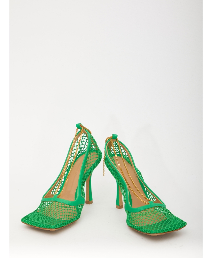 BOTTEGA VENETA - Green Stretch sandals