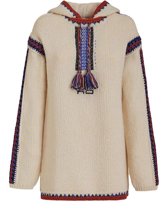 ETRO - Jacquard hooded jumper
