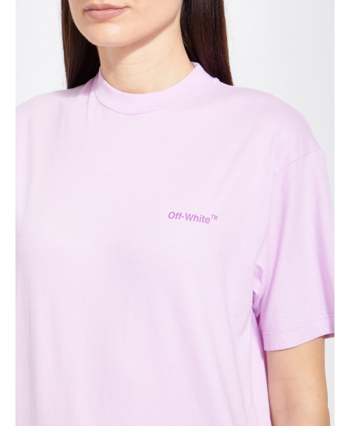 OFF WHITE - Diag print t-shirt